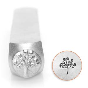 Tree of Life(s)  Design Stamp(s) *6mm & *9.5mm - Mhai O' Mhai Beads
 - 1