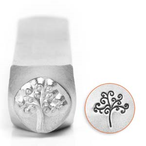 Tree of Life(s)  Design Stamp(s) *6mm & *9.5mm - Mhai O' Mhai Beads
 - 2