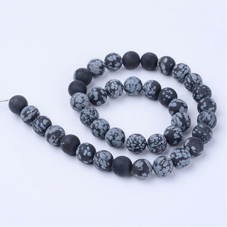 Obsidian (Natural Snowflake Obsidian) *FROSTED (See Drop Down for Options)