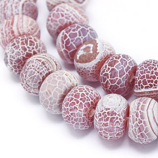 Natural Weathered Agate Beads Strands, (Reddish Brown) Rondelle, 11.5~12x8mm, Hole: 0.8mm, about 50 pcs/Strand, 15.16''(38.5 cm)