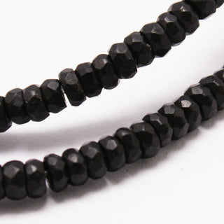 Howlite Faceted Rondelles.  4x2mm.  (approx 165 Beads on a 15.5" Strand)