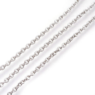 304 Stainless Steel Cable Chain 4 x 3 x .8mm.