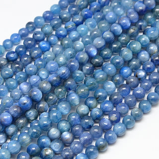 Kyanite (Natural) *Round (6mm).  *approx 60 beads per strand