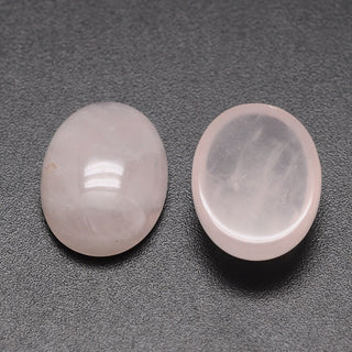 Natural Rose Quartz Cabochons, Oval.  40 x 30mm.  Sold Individually
