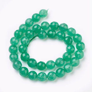 *Jade (Sea Grass Green)  8mm Size *approx 45 Beads.