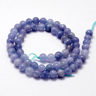 Jade (Lavender Shades) 6mm Round (approx 60 Beads)
