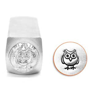 Hootie the Owl Design Stamp *6 mm - Mhai O' Mhai Beads
