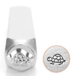 Shelly the Turtle Design Stamp *6 mm - Mhai O' Mhai Beads
